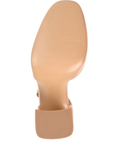 Women's Hesster Heels Tan/Beige $48.00 Shoes