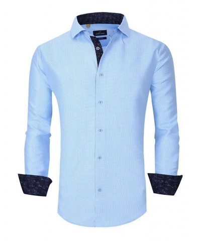 Men's Slim Fit Business Nautical Button Down Dress Shirt $20.64 Dress Shirts