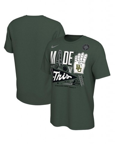 Men's Green Baylor Bears 2021 NCAA Men's Basketball Tournament March Madness Final Four Bound Locker Room T-shirt $13.44 T-Sh...