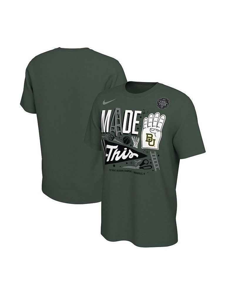 Men's Green Baylor Bears 2021 NCAA Men's Basketball Tournament March Madness Final Four Bound Locker Room T-shirt $13.44 T-Sh...