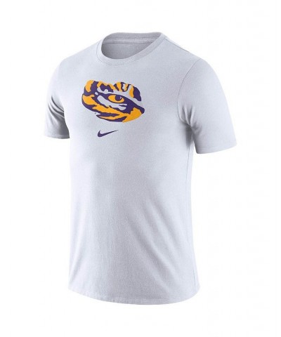 Men's White LSU Tigers Essential Logo T-shirt $16.40 T-Shirts