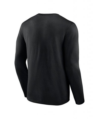 Men's Branded Black Texas Tech Red Raiders Modern Two-Hit Long Sleeve T-shirt $20.25 T-Shirts