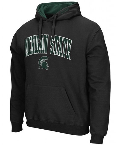 Men's Black Michigan State Spartans Arch Logo 3.0 Pullover Hoodie $28.19 Sweatshirt