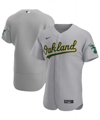 Men's Gray Oakland Athletics Road Authentic Team Jersey $109.20 Jersey