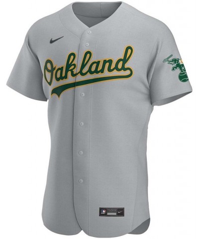 Men's Gray Oakland Athletics Road Authentic Team Jersey $109.20 Jersey