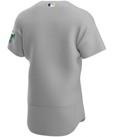 Men's Gray Oakland Athletics Road Authentic Team Jersey $109.20 Jersey