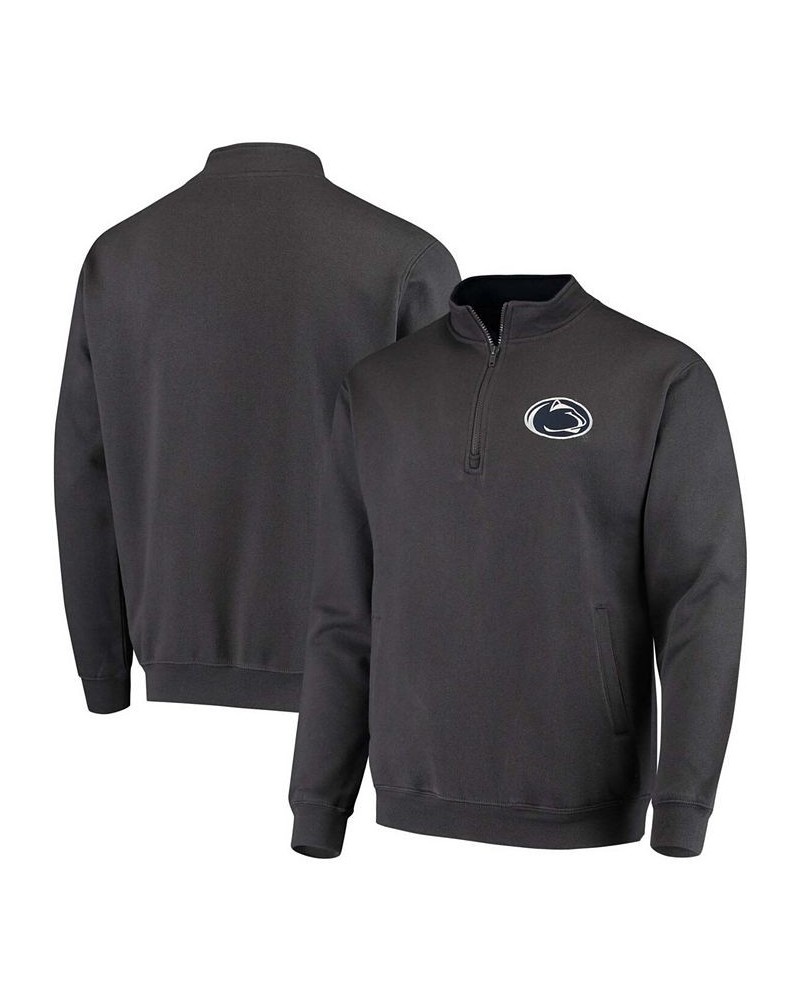 Men's Charcoal Penn State Nittany Lions Tortugas Logo Quarter-Zip Jacket $34.79 Sweatshirt