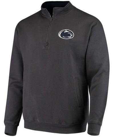 Men's Charcoal Penn State Nittany Lions Tortugas Logo Quarter-Zip Jacket $34.79 Sweatshirt