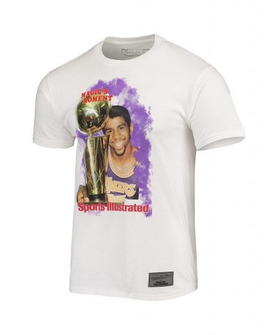 Men's x Sports Illustrated Magic Johnson White Los Angeles Lakers Player T-shirt $25.79 T-Shirts