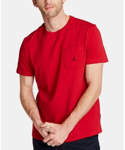 Men's Classic-Fit Solid Crew Neck Pocket T-Shirt PD06 $14.96 T-Shirts