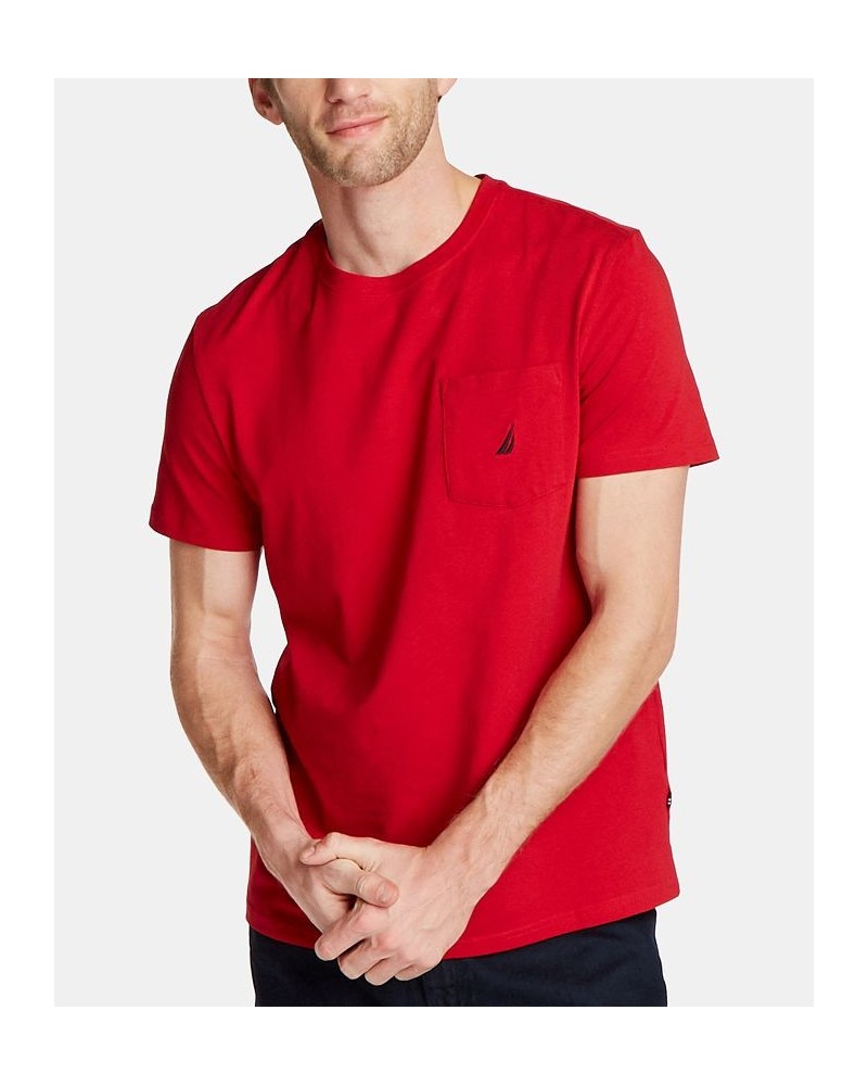 Men's Classic-Fit Solid Crew Neck Pocket T-Shirt PD06 $14.96 T-Shirts