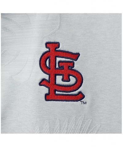 Men's Gray St. Louis Cardinals Palm Coast Delray Fond IslandZone Allover Polo Shirt $50.88 Polo Shirts