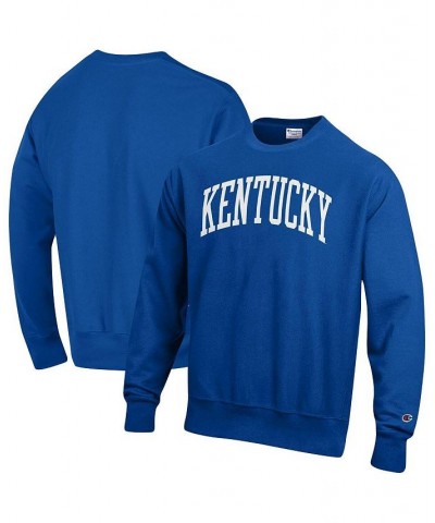 Men's Royal Kentucky Wildcats Big and Tall Reverse Weave Fleece Crewneck Pullover Sweatshirt $38.40 Sweatshirt