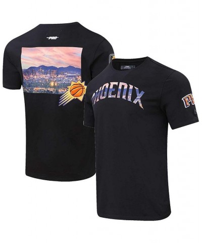 Men's Black Phoenix Suns City Scape T-shirt $33.59 T-Shirts