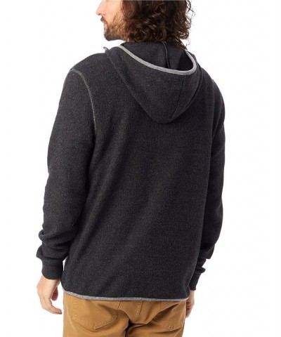 Men's Eco-Teddy Outdoor Quarter-Zip Fleece Hoodie White $48.00 Sweatshirt