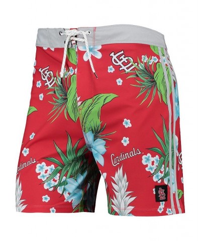 Men's x '47 Brand Red St. Louis Cardinals Phantom Tailgate Swim Shorts $38.40 Swimsuits