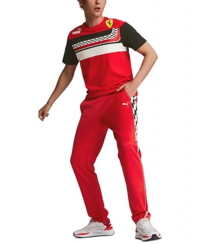 Men's Ferrari Race SDS Short-Sleeve Crewneck T-Shirt Red $33.60 T-Shirts