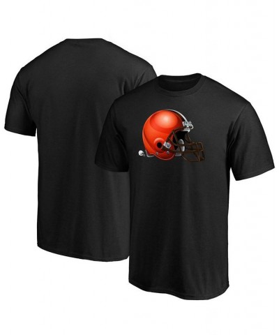 Men's Black Cleveland Browns Midnight Mascot Team Logo T-shirt $18.28 T-Shirts