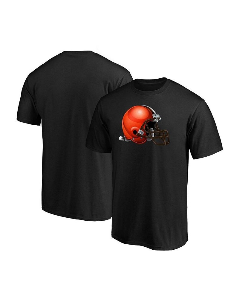 Men's Black Cleveland Browns Midnight Mascot Team Logo T-shirt $18.28 T-Shirts