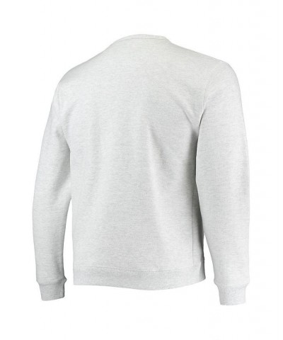 Men's Heathered Gray Wisconsin Badgers Upperclassman Pocket Pullover Sweatshirt $31.50 Sweatshirt