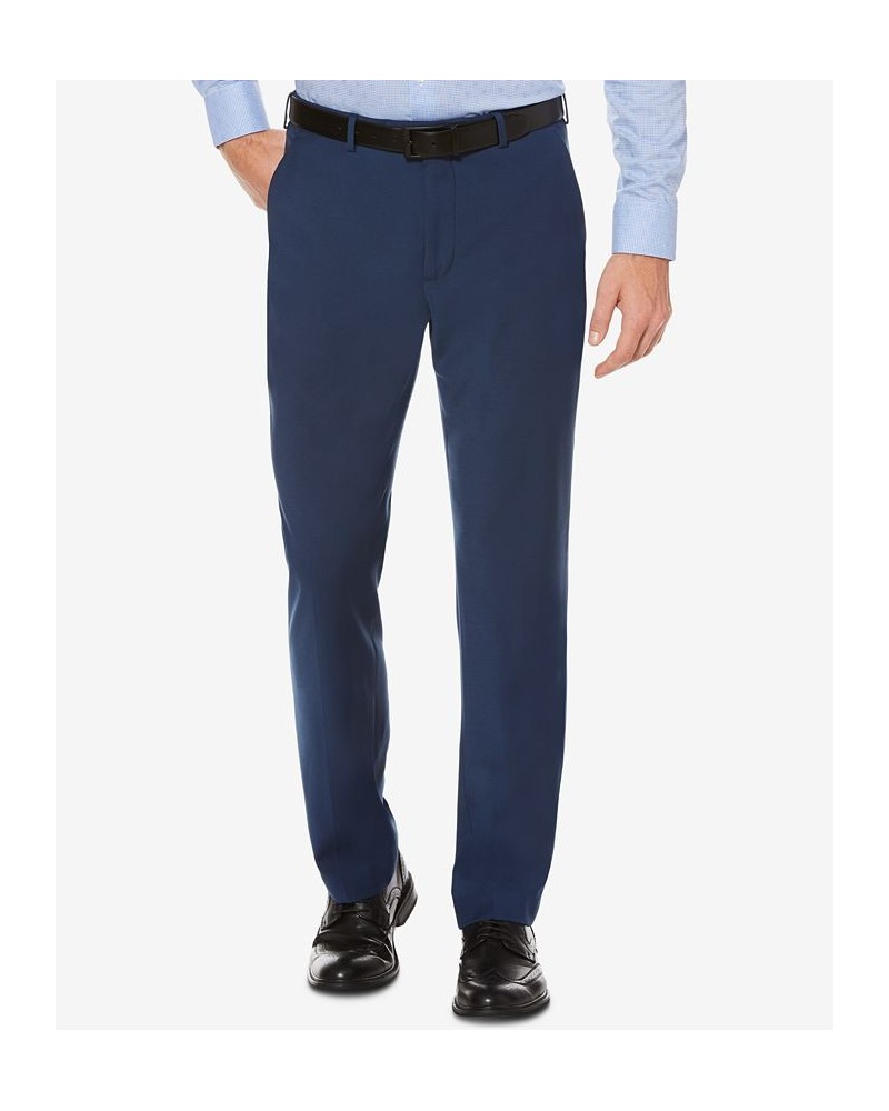 Straight Fit No Iron Flat Front Bengaline Dress Pants Multi $48.45 Pants