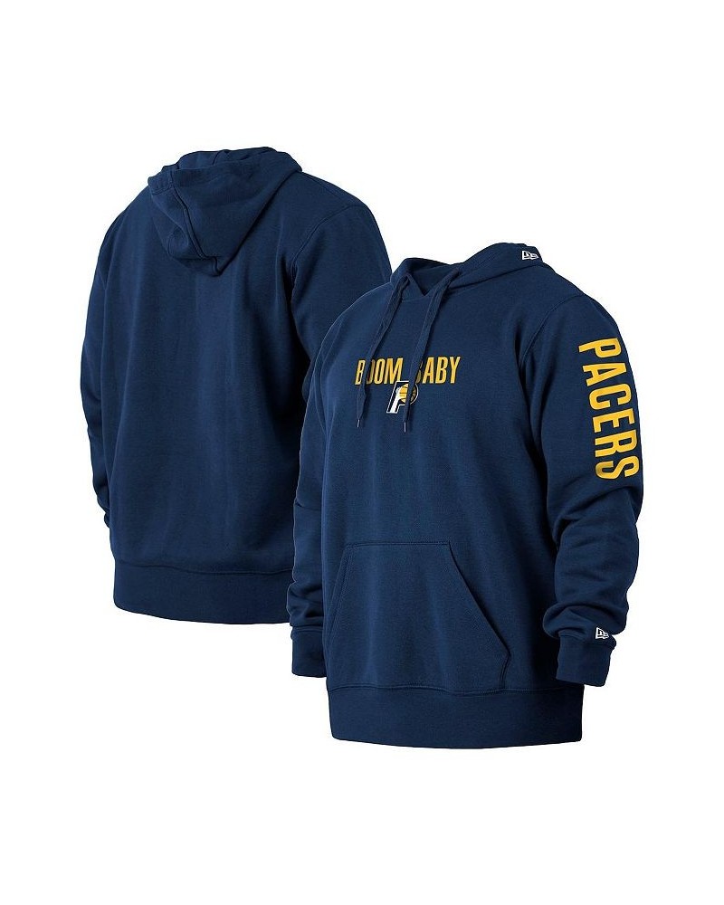 Men's Navy Indiana Pacers 2021/22 City Edition Big and Tall Pullover Hoodie $29.70 Sweatshirt