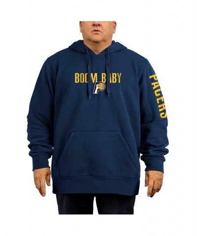 Men's Navy Indiana Pacers 2021/22 City Edition Big and Tall Pullover Hoodie $29.70 Sweatshirt