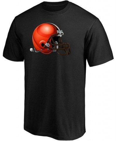 Men's Black Cleveland Browns Midnight Mascot Team Logo T-shirt $18.28 T-Shirts