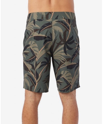 Men's Hyper Freak Heat Tropical Camo Drawcord Boardshorts Green $33.92 Shorts