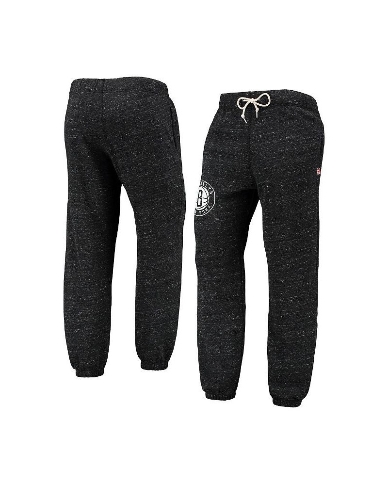 Men's Charcoal Brooklyn Nets Tri-Blend Sweatpants $33.00 Pants