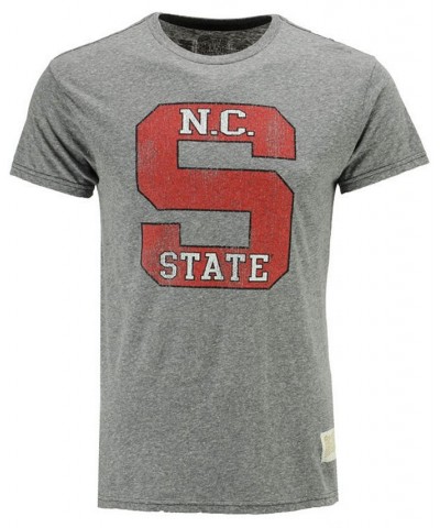 Retro Brand Men's North Carolina State Wolfpack Tri-Blend Vault Logo T-Shirt $22.50 Tops