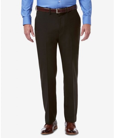 Men's Premium Comfort Stretch Classic-Fit Solid Flat Front Dress Pants PD02 $25.30 Pants