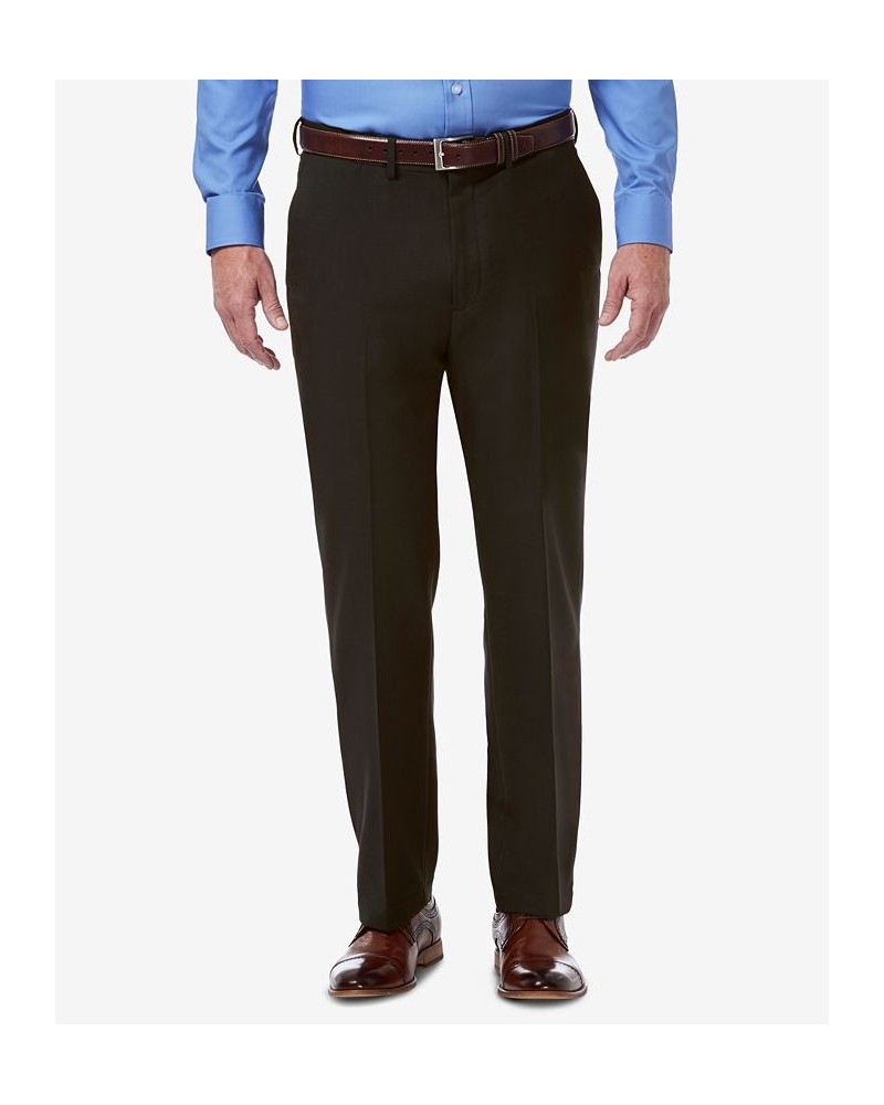 Men's Premium Comfort Stretch Classic-Fit Solid Flat Front Dress Pants PD02 $25.30 Pants