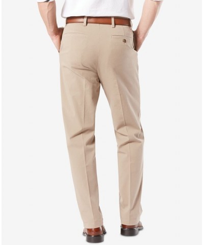 Men's Workday Smart 360 Flex Classic Fit Khaki Stretch Pants Tan/Beige $30.55 Pants