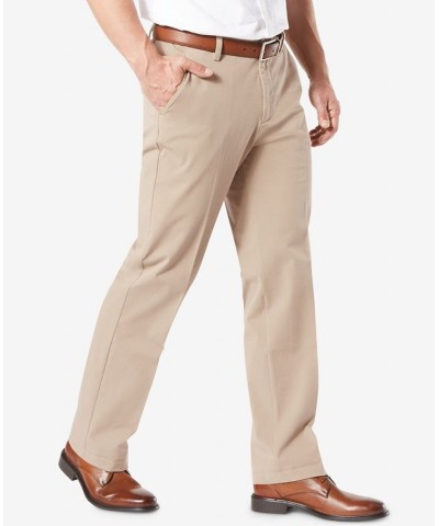 Men's Workday Smart 360 Flex Classic Fit Khaki Stretch Pants Tan/Beige $30.55 Pants