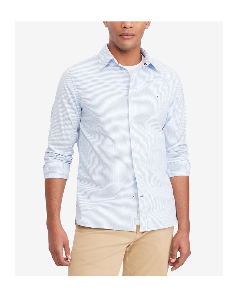 Men's 1985 Flex Regular Fit Striped Shirt Copenhagen $33.58 Shirts