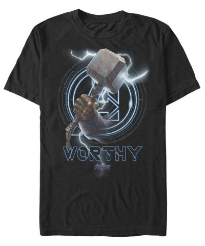 Men's Captain Worthy Short Sleeve Crew T-shirt Black $19.24 T-Shirts