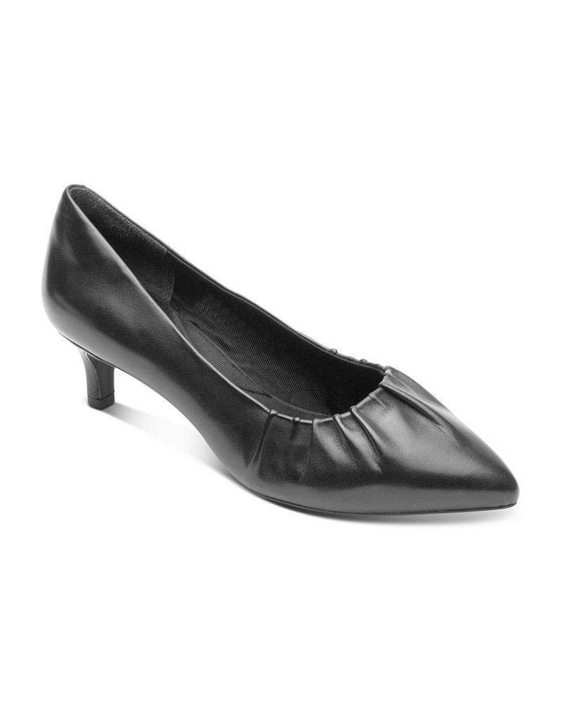 Women's Kalila Gathered Pumps Black $39.10 Shoes