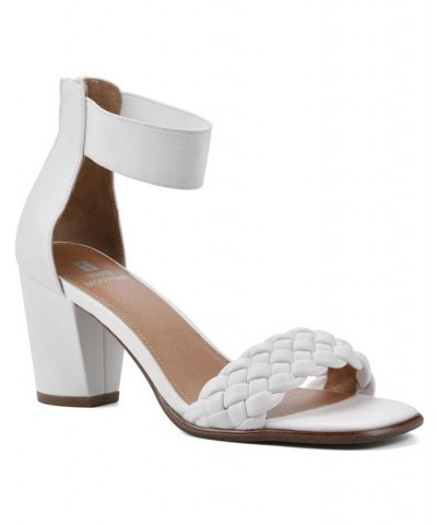 Women's Backer Dress Sandals White $32.39 Shoes