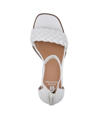 Women's Backer Dress Sandals White $32.39 Shoes