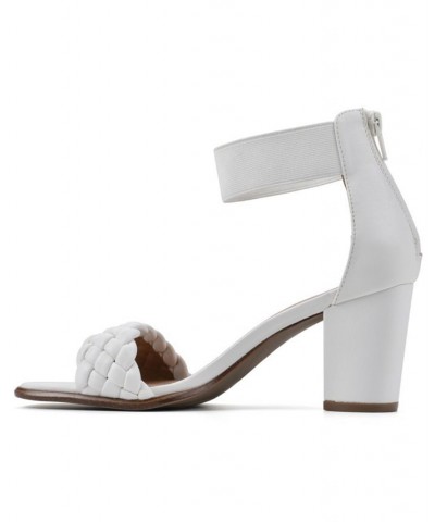 Women's Backer Dress Sandals White $32.39 Shoes