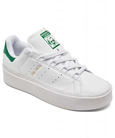 Women's Originals Stan Smith Bonega Casual Sneakers White $57.50 Shoes