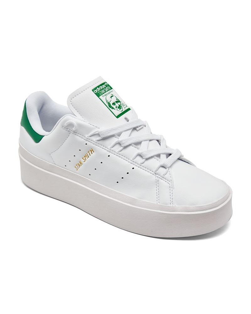 Women's Originals Stan Smith Bonega Casual Sneakers White $57.50 Shoes