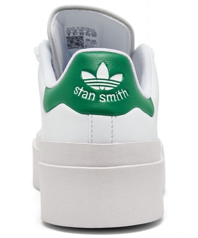 Women's Originals Stan Smith Bonega Casual Sneakers White $57.50 Shoes