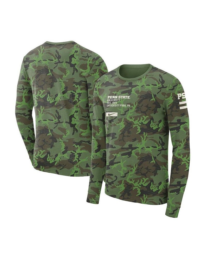 Men's Camo Penn State Nittany Lions Military-Inspired Long Sleeve T-shirt $20.80 T-Shirts