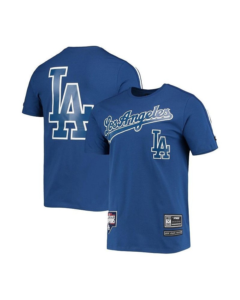 Men's Royal Los Angeles Dodgers Taping T-shirt $33.00 T-Shirts