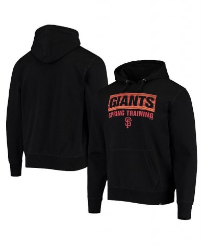 Men's '47 Black San Francisco Giants Spring Training Team Bar Pullover Hoodie $30.36 Sweatshirt