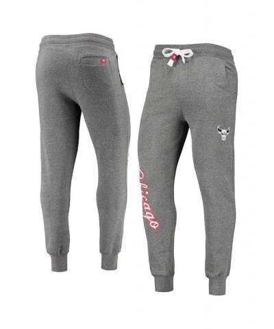 Men's Gray Chicago Bulls 2021/22 City Edition Daly Tri-Blend Jogger Pants $28.00 Pants