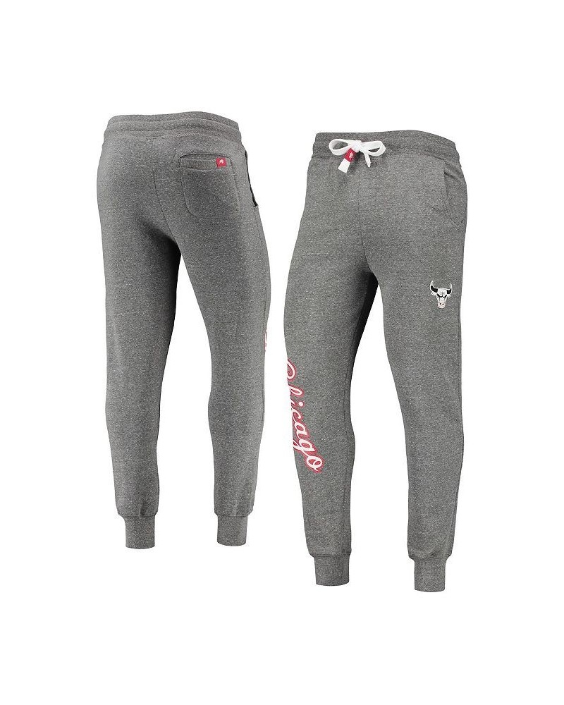 Men's Gray Chicago Bulls 2021/22 City Edition Daly Tri-Blend Jogger Pants $28.00 Pants