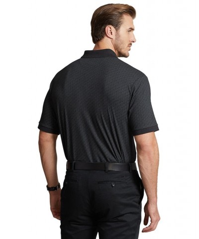 Men's Big & Tall Monogram Soft Cotton Polo Shirt Black $54.00 Polo Shirts